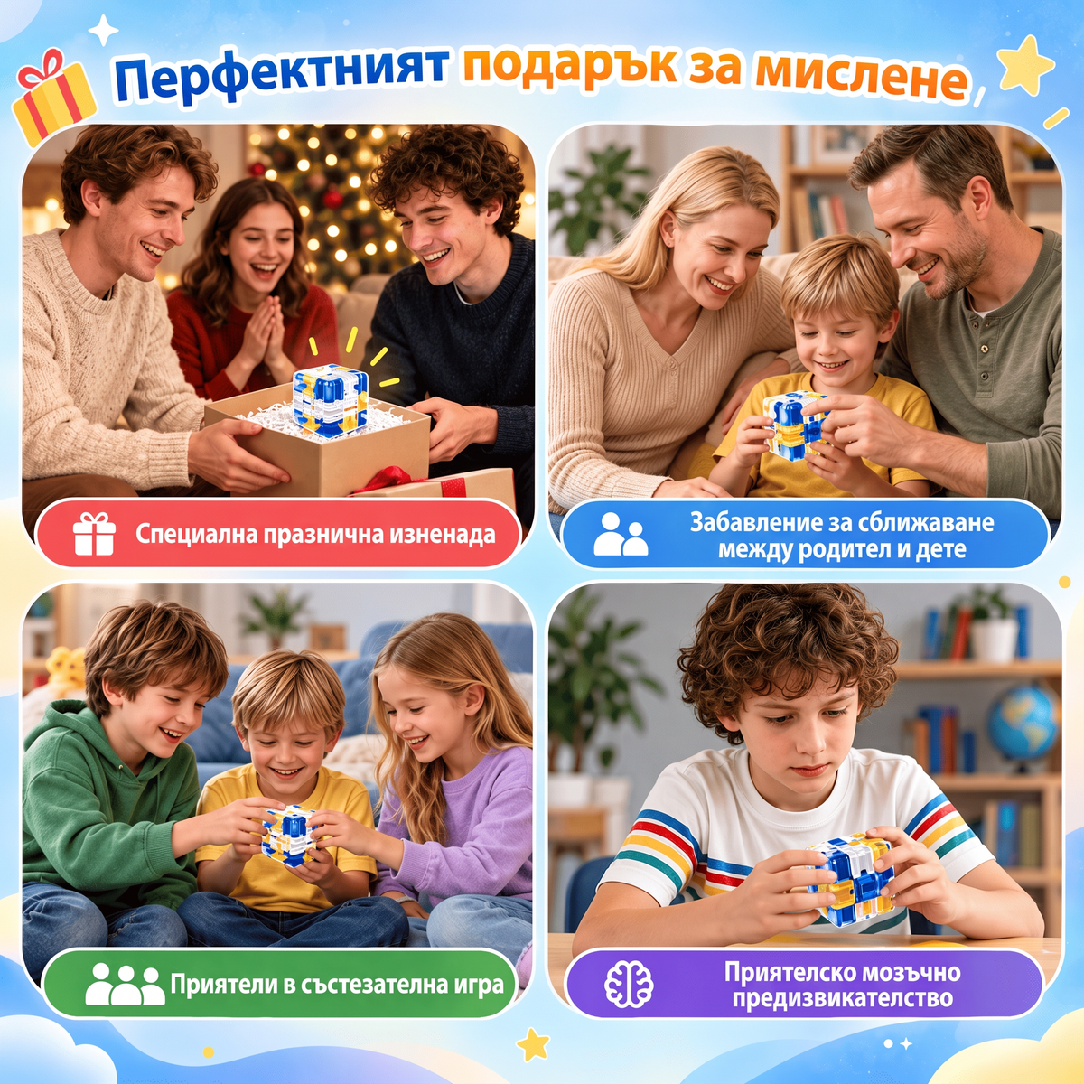 BrainTrack лабиринтна кубче
