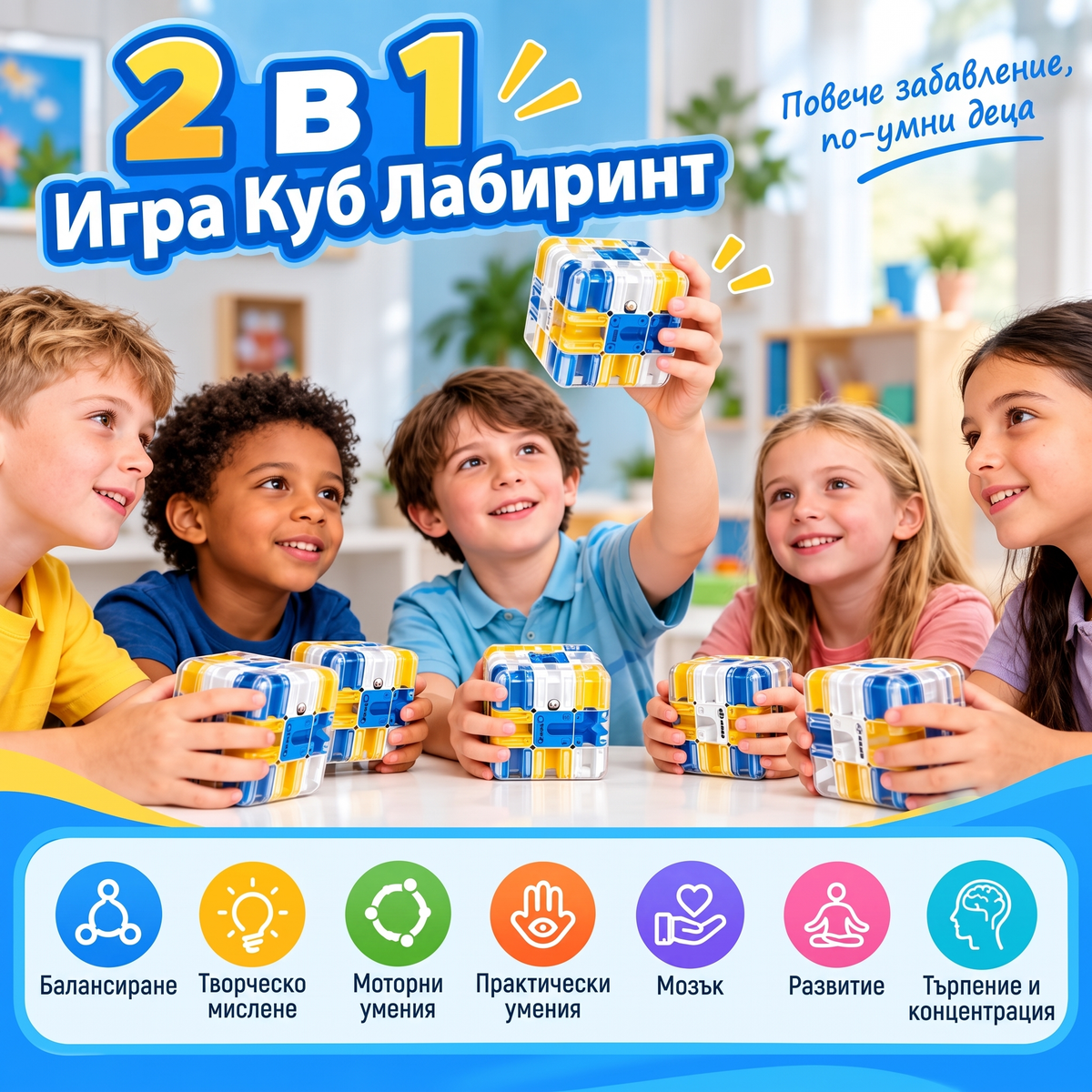 BrainTrack лабиринтна кубче