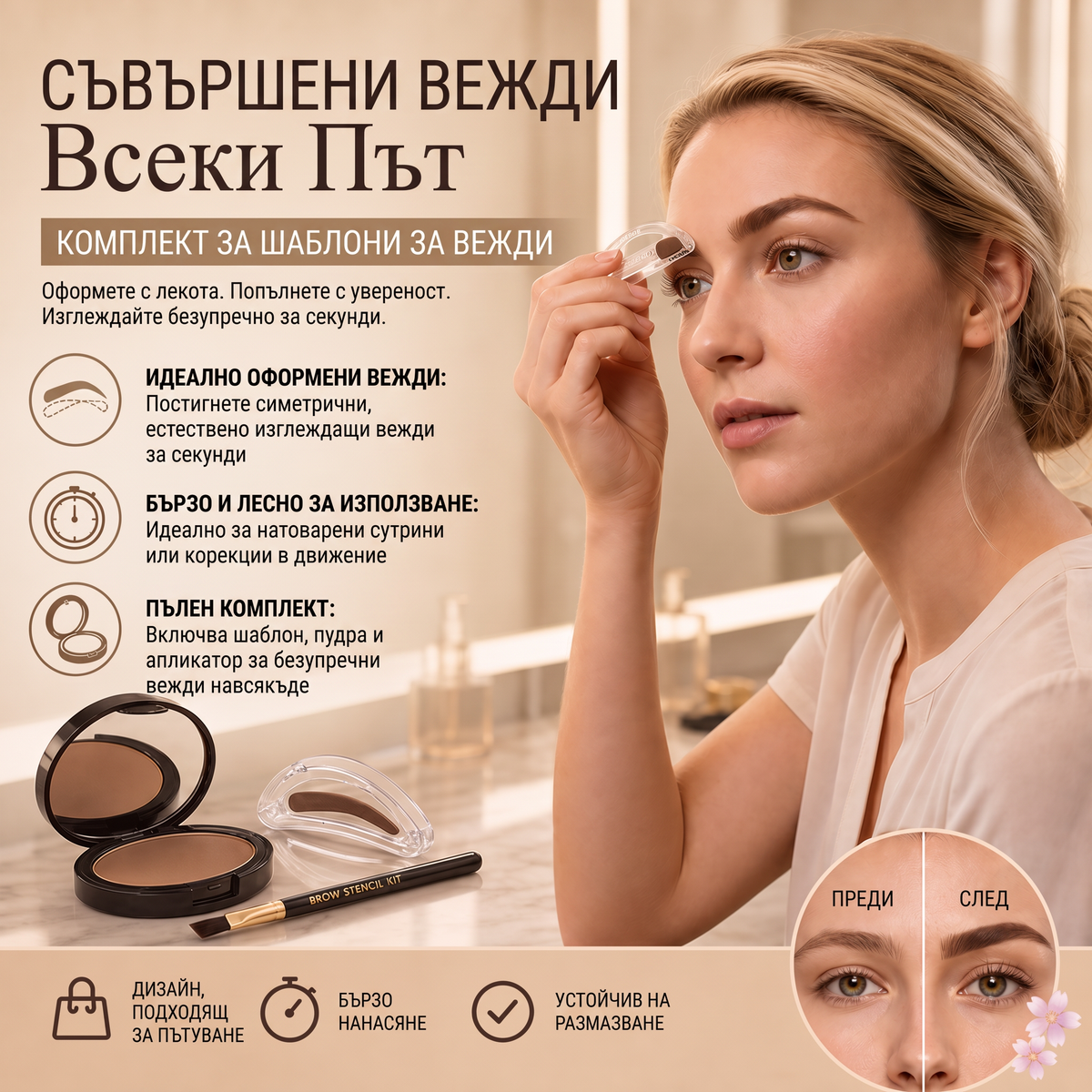 🎁ДОПЪЛНИТЕЛНА ОФЕРТА 🥳ХИТ НА ПРОДАЖБИТЕ 2026🥳💞НАД 50 000 ПРОДАДЕНИ БРОЯ!🖌️✨50% ОТСТЪПКА! Junafera® Регулируем печат за вежди – двуцветна пудра за вежди, водоустойчива и неизтриваема. Естествени, плътни вежди само за няколко секунди! 💕🎀